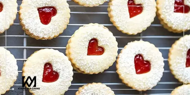 تهیه بیسکوییت با دستگاه آلمانی زن